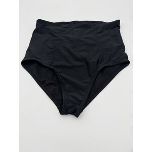 Black Extra High Waist Swimsuit Bottoms-Retro-Glam-Small-New